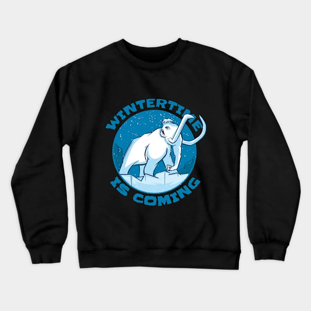 WINTERTIME IS COMING Crewneck Sweatshirt by GoshaDron